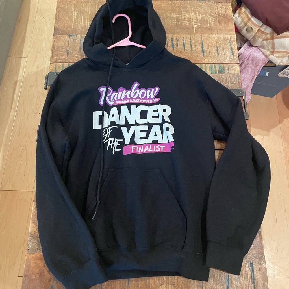 RAINBOW dance competition dancer of the year Black hoodie sweatshirt